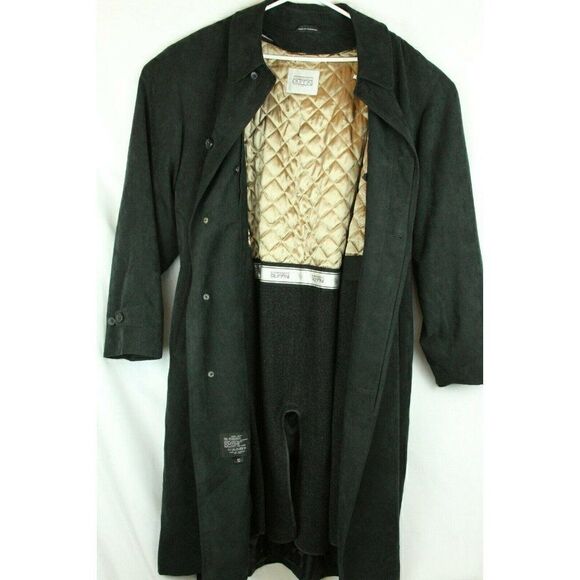 Mens Gianfranco Ruffini 44R Trench Coat - Picture 6 of 7